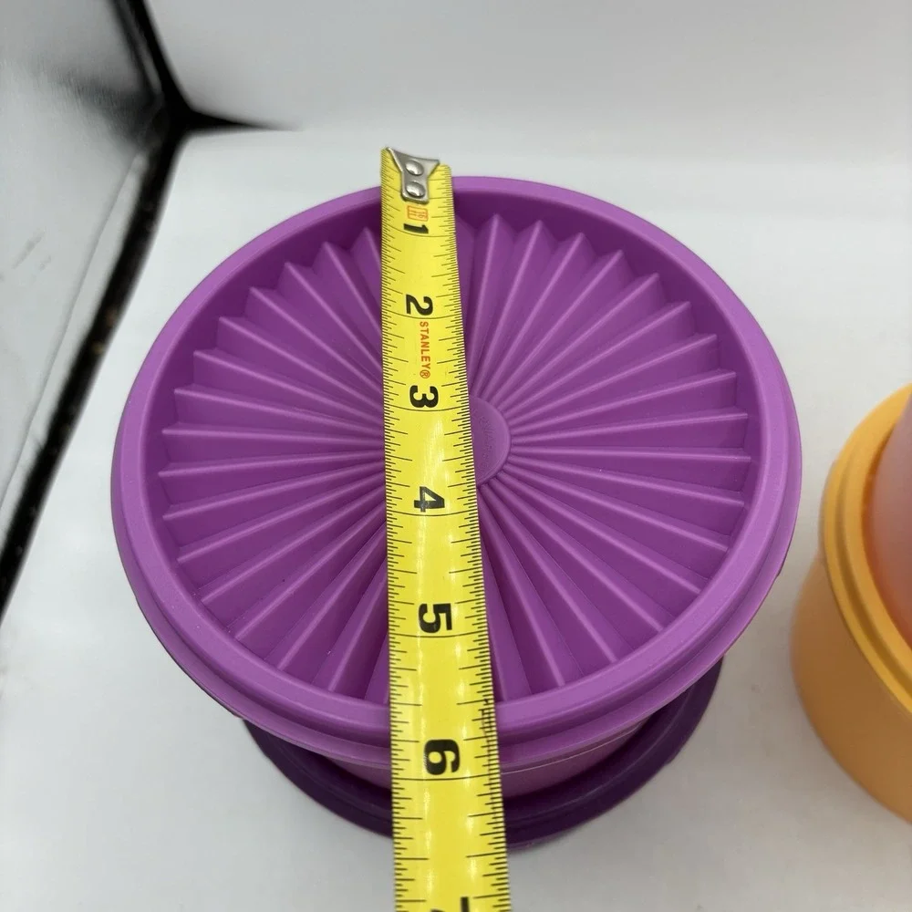 Tupperware Food Storage Containers Servalier Canister 4 Cups‎ Lot of 4 1298 New